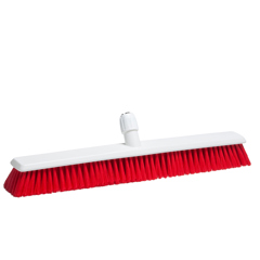 Balai hygiène 60 cm rouge