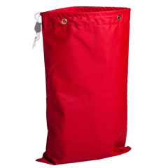 Wäschesack 40 l rot, mit Kordel