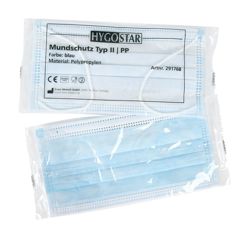 Mundschutz Typ II Einzelverpackt