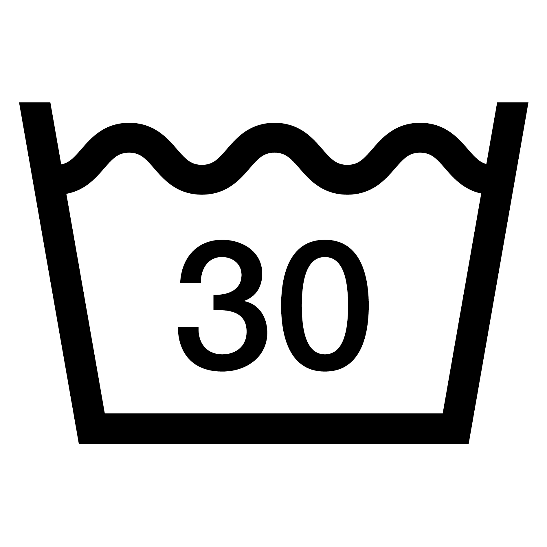 Waschen 30° C